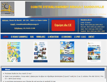 Tablet Screenshot of ce-renault-sandouville.com